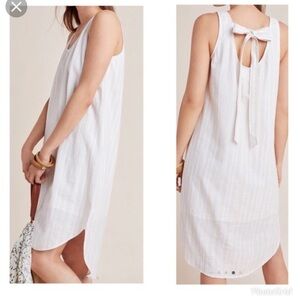 NWT Anthropologie Cloth & Stone chambray dress
